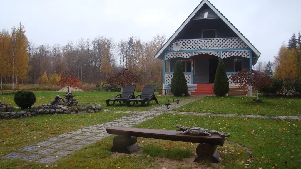 Коттедж Дом на берегу речки — Приозерск