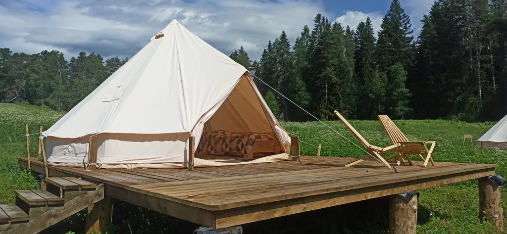 Коттедж 1-комнатный Дом — аренда посуточно в Хелюля