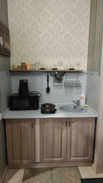 Студия  на 4-х у аэропорта Внуково,метро Пыхтино