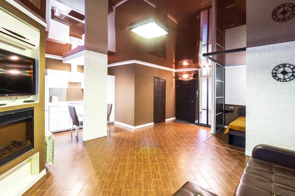 Квартира Студия с джакузи и камином — аренда посуточно в Омск