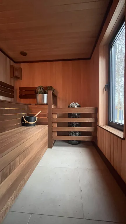 Шикарный Барн с сауной и купелью