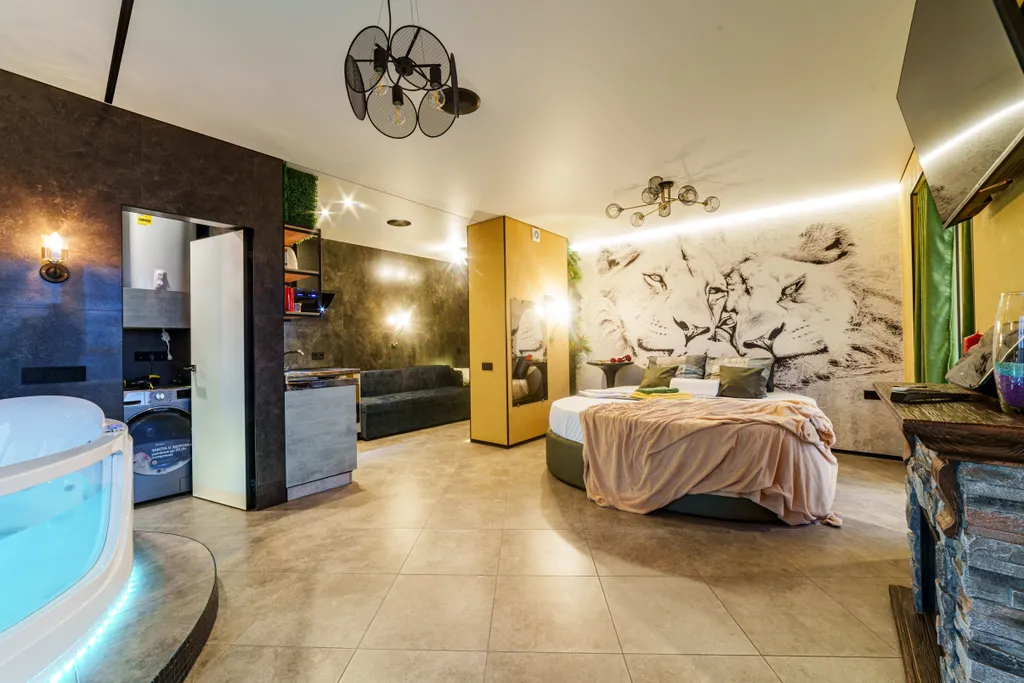 Квартира с джакузи для романтических вечеров