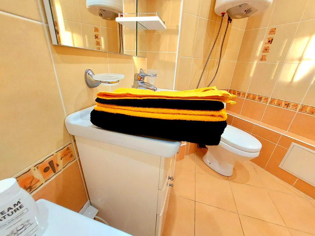 Квартира с джакузи в самом центре рядом с пляжем и ТЦ