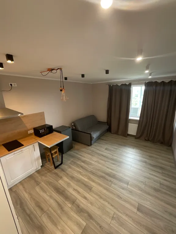 Новая студия с видом на парк