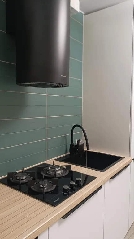 Новая квартира с элементами русского стиля