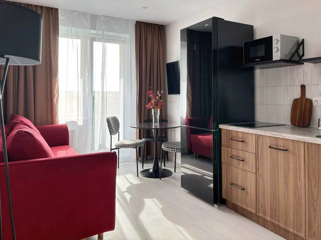 Евродвушка с трендовым дизайном для 4-х гостей. Скидка от 3-х суток!