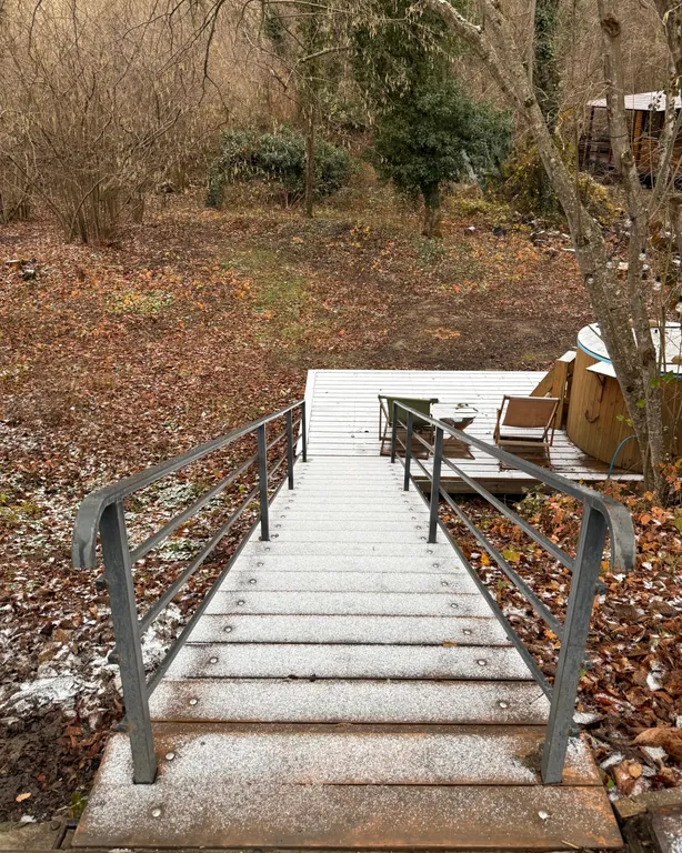 Коттедж А-фрейм коттедж Мята с бассейном — Прасковеевка