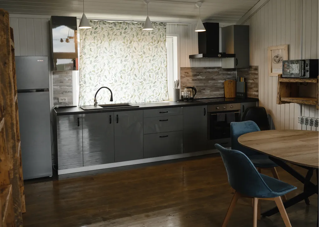 Коттедж с просторной гостиной в Веслево