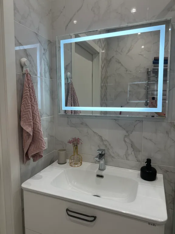 Уютная евродвушка с панорамным балконом