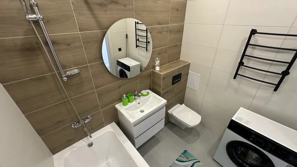 Квартира Квартира Уютная студия с панорамным видом на реку Кубань — Краснодар