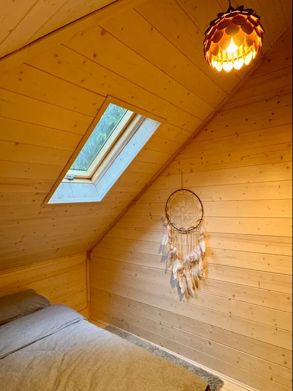 Дом с чаном и сауной в лесу