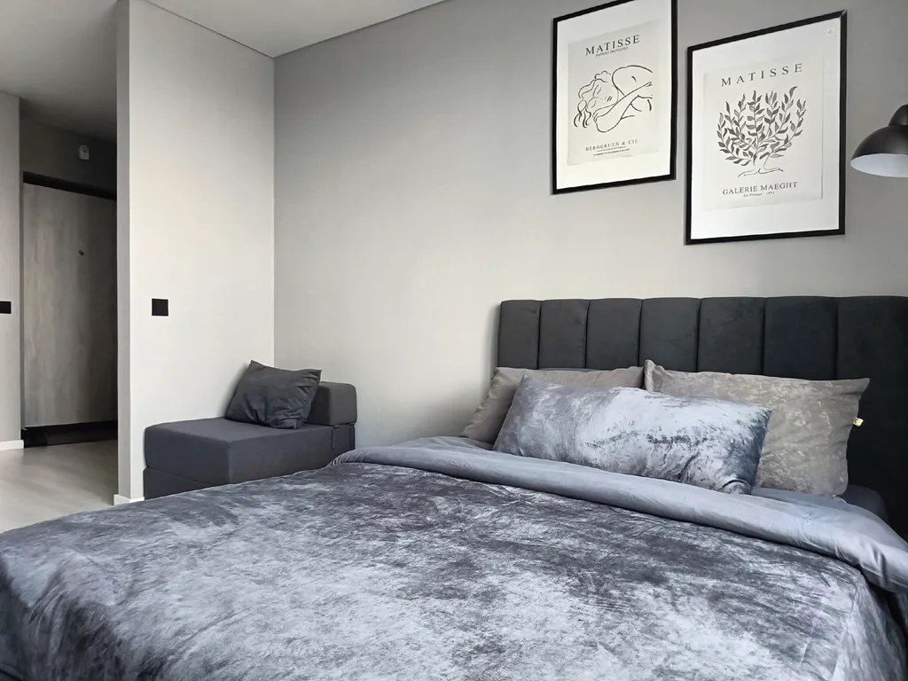 Апартаменты Комфорт хаус, студия с дизайнерским ремонтом