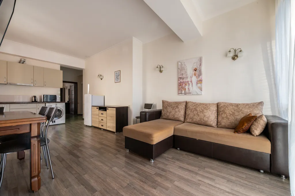 Апартаменты на 3 этаже, двойной балкон