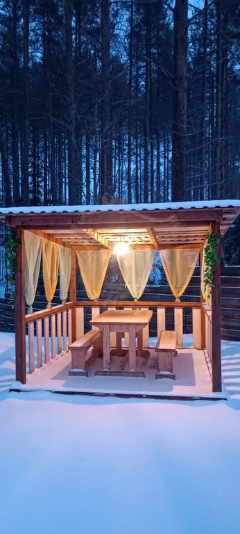 Уютный гостевой дом в лесном просторе