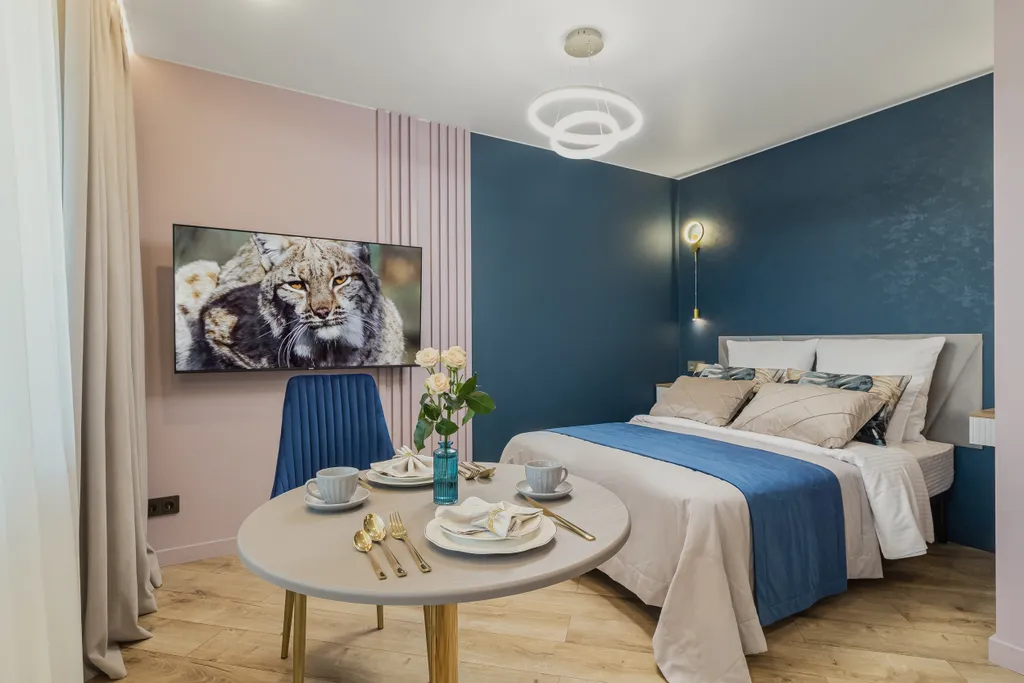 Квартира Студия с дизайнерским ремонтом и видом на город — аренда посуточно в Парголово