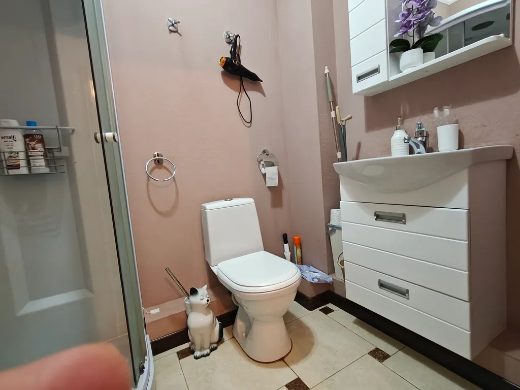 Большая квартира с терассой у охта-парка с дизайнерским ремонтом