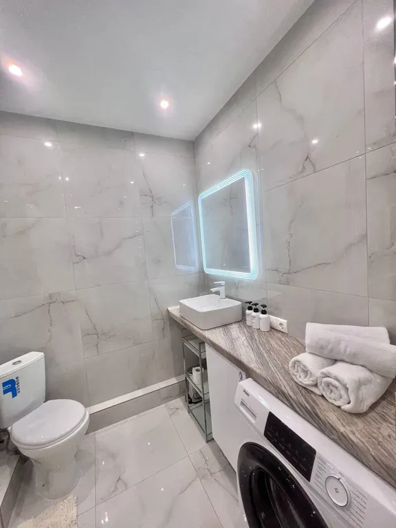 Квартира Квартира ЖК Морская Симфония-2 МореСолнцеАпарт с видом на горы, море и бассейн — Адлер