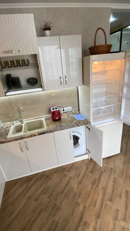 Апартаменты у озера тихое, с видом на лес