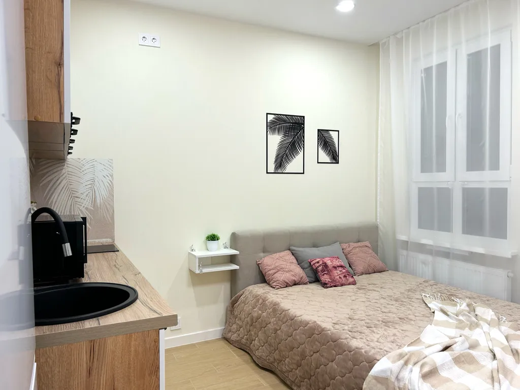 Современная студия в ЖК Ulla в финском стиле