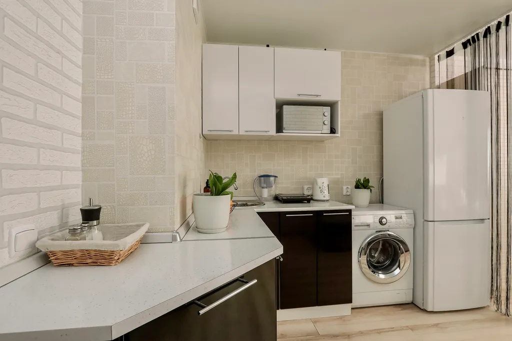 Новая студия  с 2-мя раздельными спальными местами от Город 18