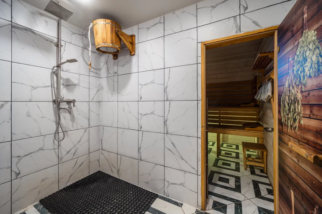 Коттедж Panda House Standart с баней на дровах — Коммунар