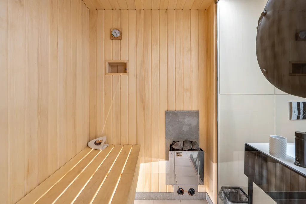 Ультрасовременный домик для отдыха вдвоем с сауной, купелью, мангалом