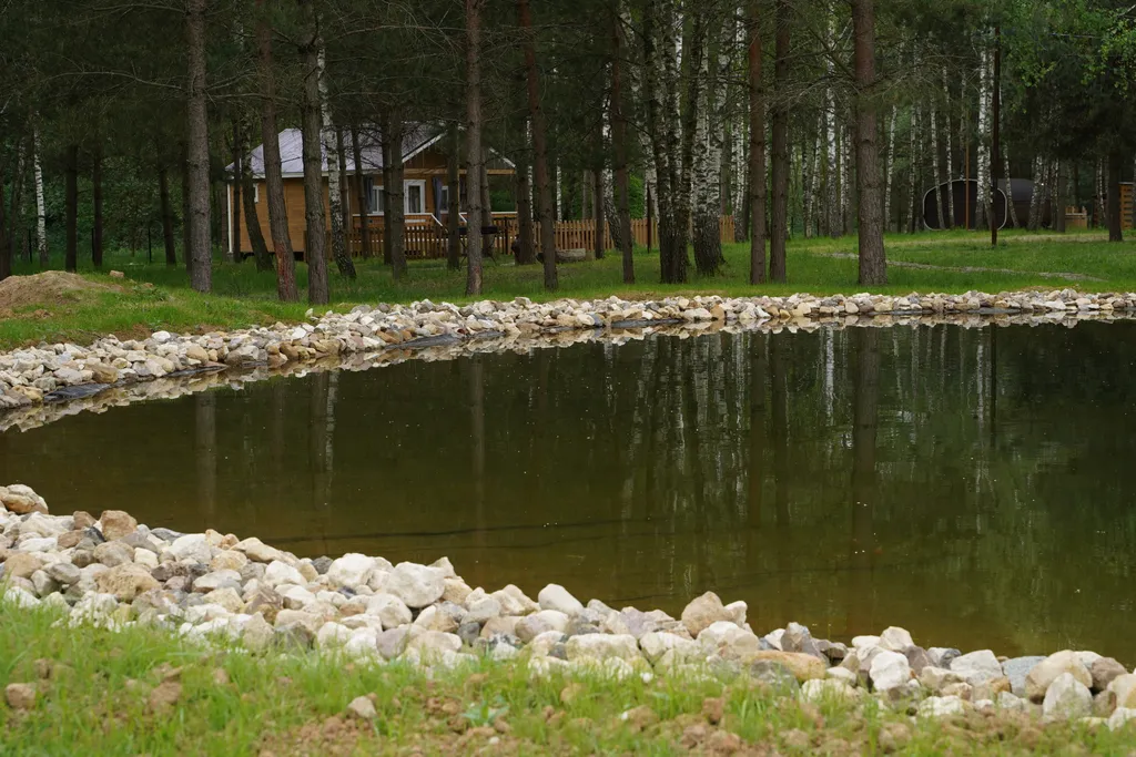 Отдых в лесу с баней и горячим чаном