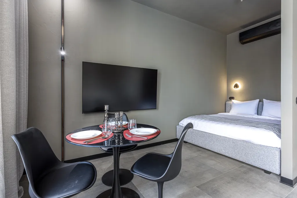 Квартира Квартира Премиум апартамент Графит у метро Автозаводская — Москва