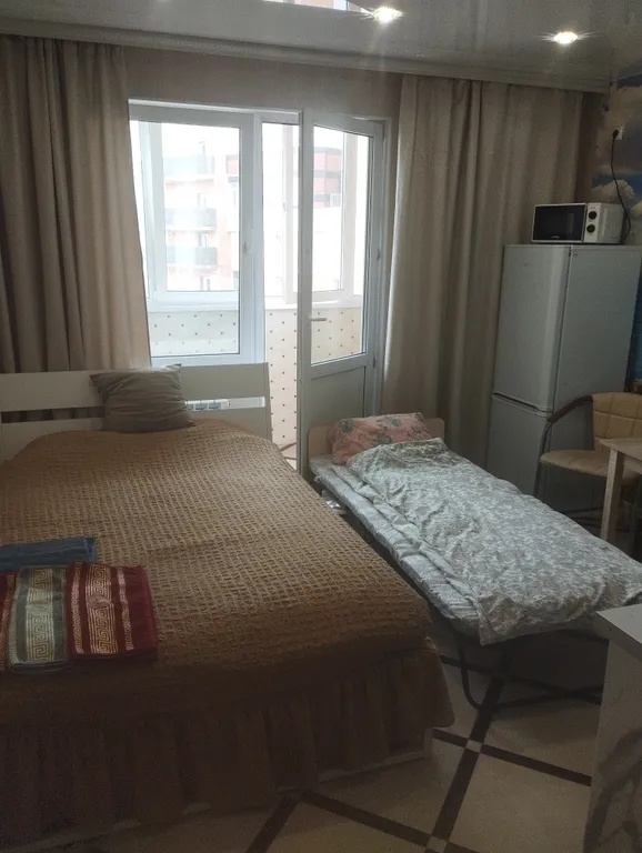 Чистая уютная студия с хорошим ремонтом