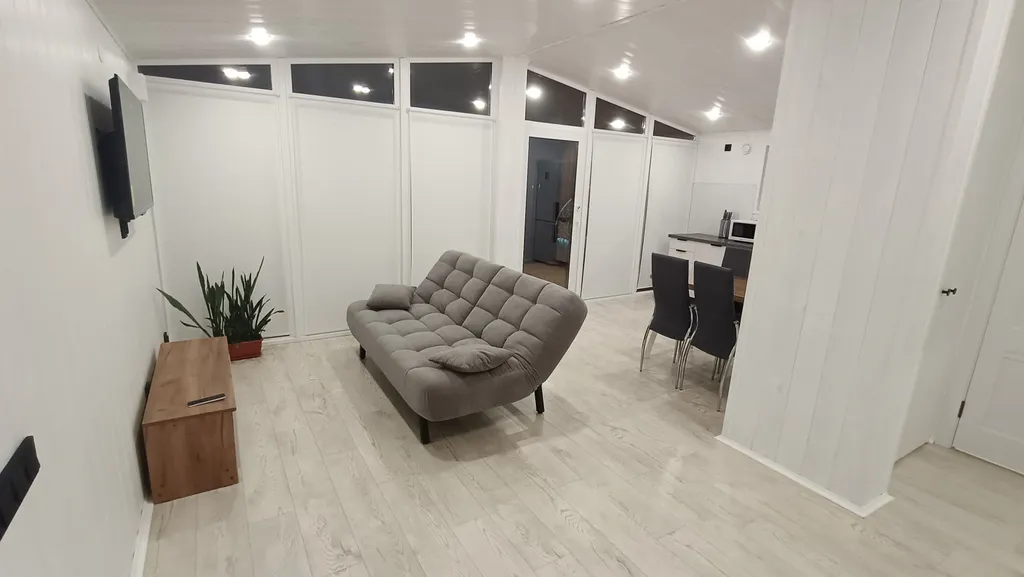 Уютный новый дом в стиле барнхаус