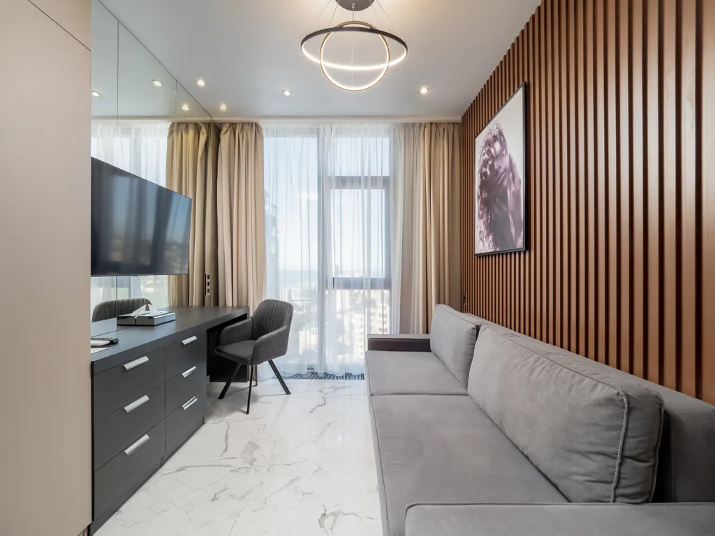 Апартаменты с красивым панорамным видом на  город и море