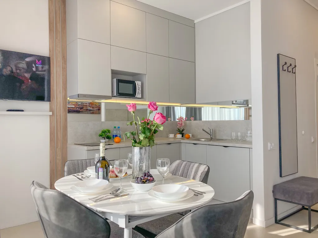 Квартира Квартира Сан Сити 1 в здании с Baltik spa на 9 этаже — Светлогорск