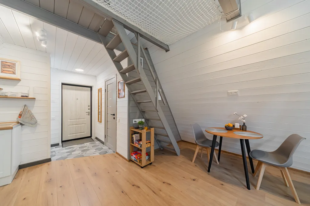 А-фрейм в сказочном зимнем лесу