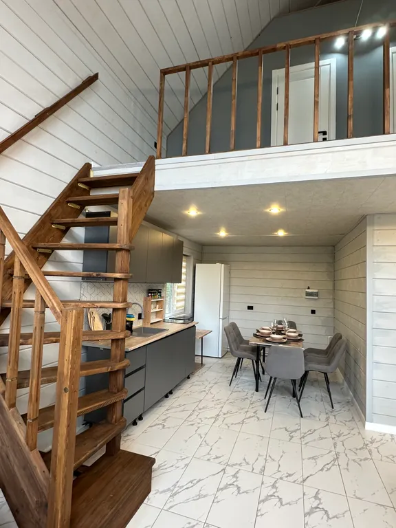 Коттедж Новый дом, барнхаус с баней и чаном на природе — Шумилово