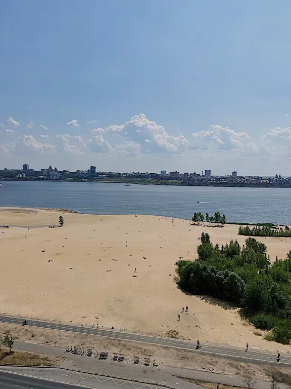 Апартамент с панорамным видом на Кремль и Казанку
