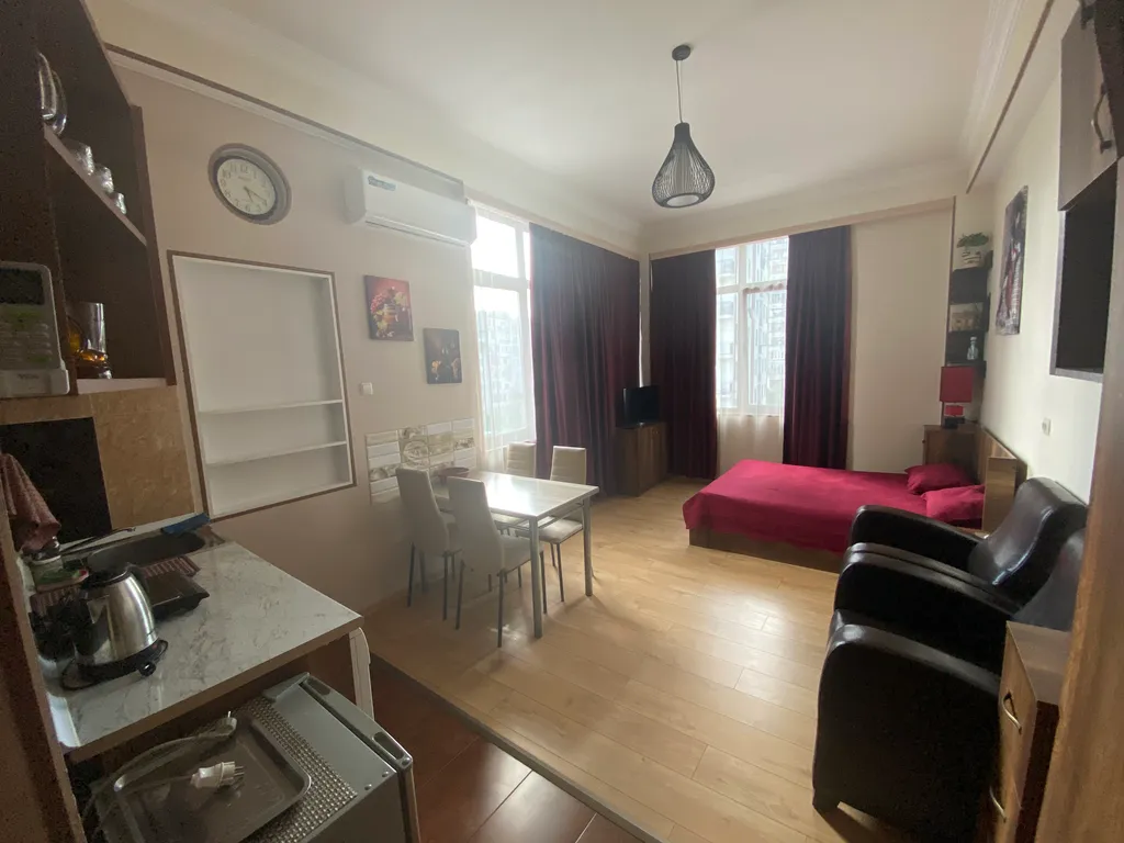 Уютная однокомнатная квартира для двоих, с хорошим видом