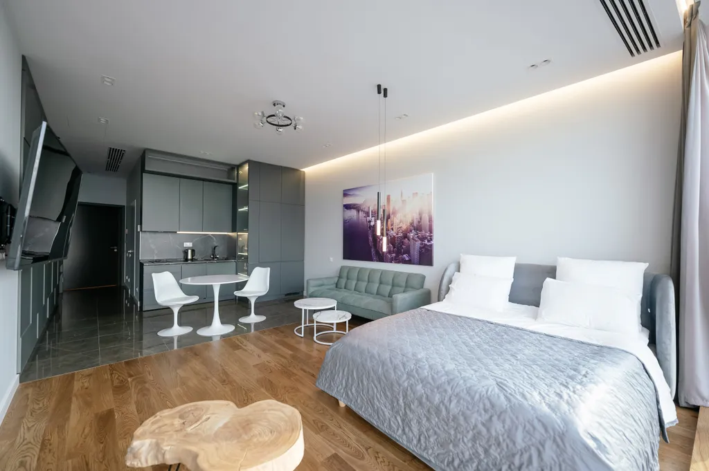 Апартаменты на 77 этаже с видом на закат