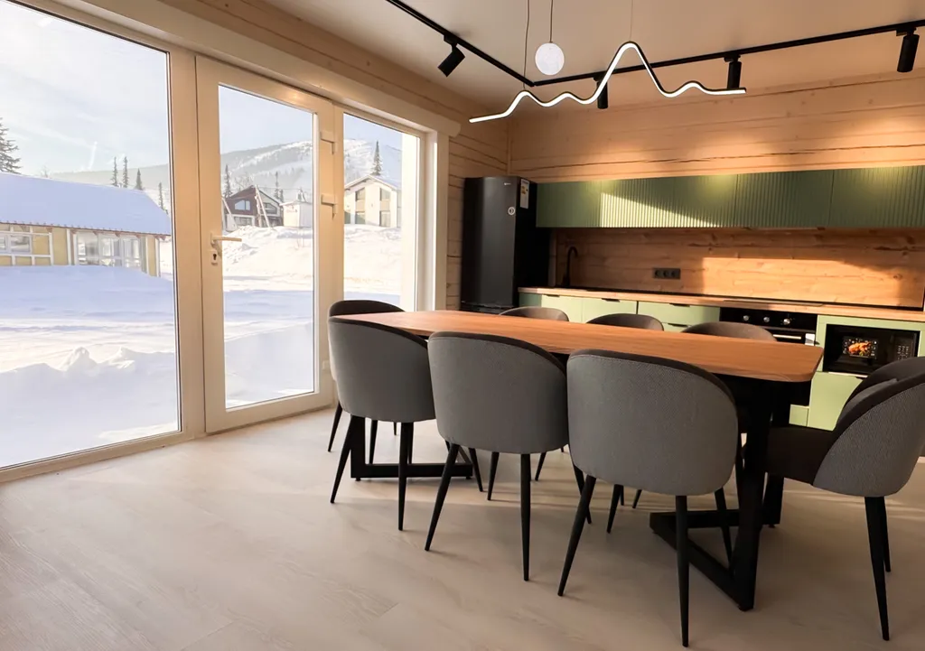 «The Лес» дом на 10 человек в 5 минутах от подъемников