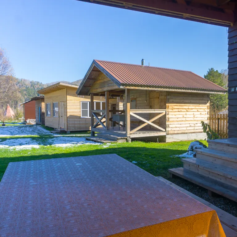 Благоустроенный 3-местный дом с видом на горы