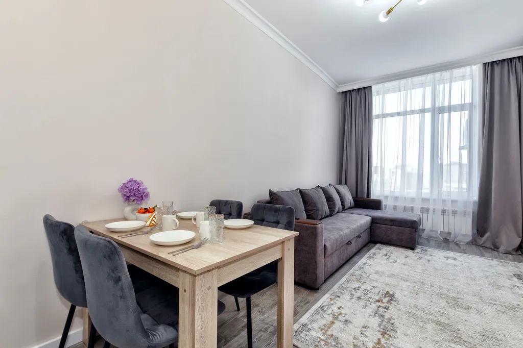 Новая евродвухкомнатная квартира в новом ЖК Атамари — аренда посуточно в Астана (Нур-Султан)