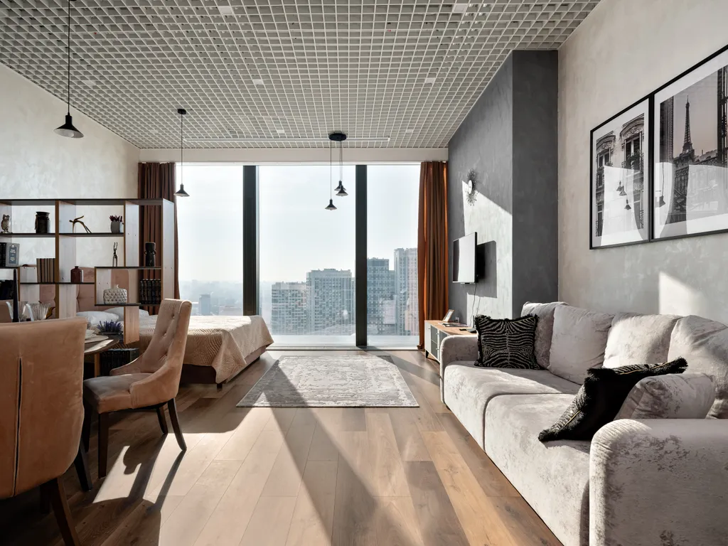 Neva Shedar 28 этаж 51 м2 панорамный вид на город. Шикарный закат.