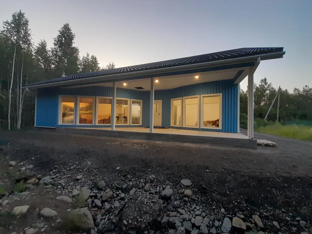 Сдам отличный дом в скандинавском стиле в поселке Ляскеля.