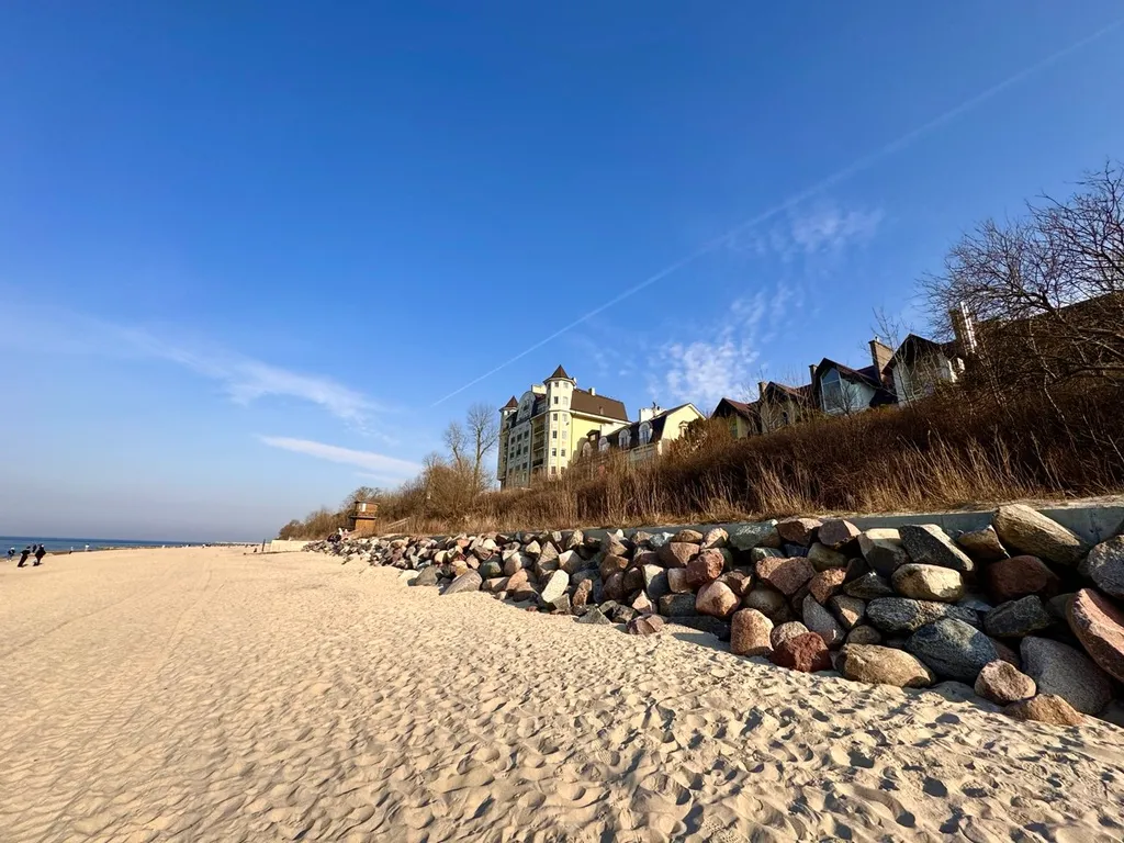 Таунхаус с видом на море на 1 береговой линии Балтийского моря