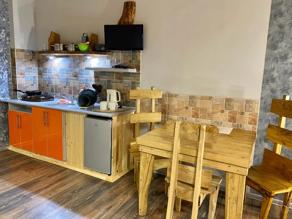 Апартаменты студио с отдельным входом для 4 гостей на озере Дривяты