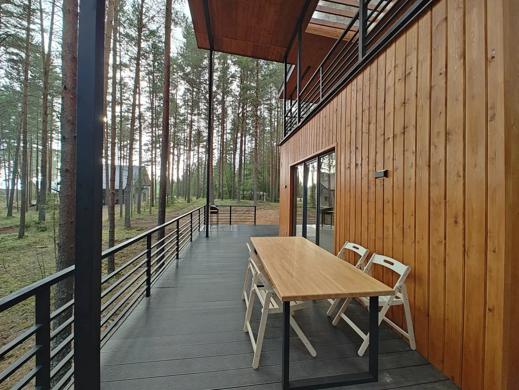 Коттедж Уютный большой дизайнерский дом в лесу Селигера на берегу озера Волго — Турбаза Чайка