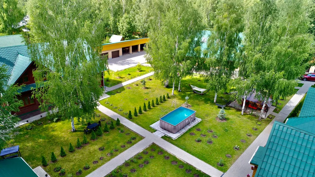 Эко-сруб у озер с сибирским чаном