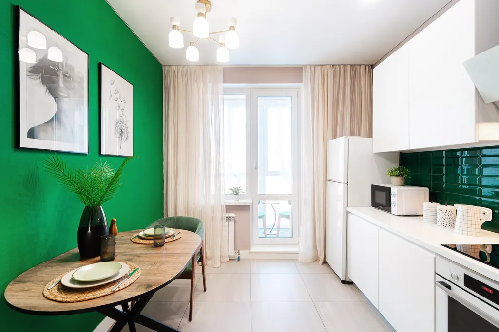 Евро-двушка в новом ЖК - до 3 гостей