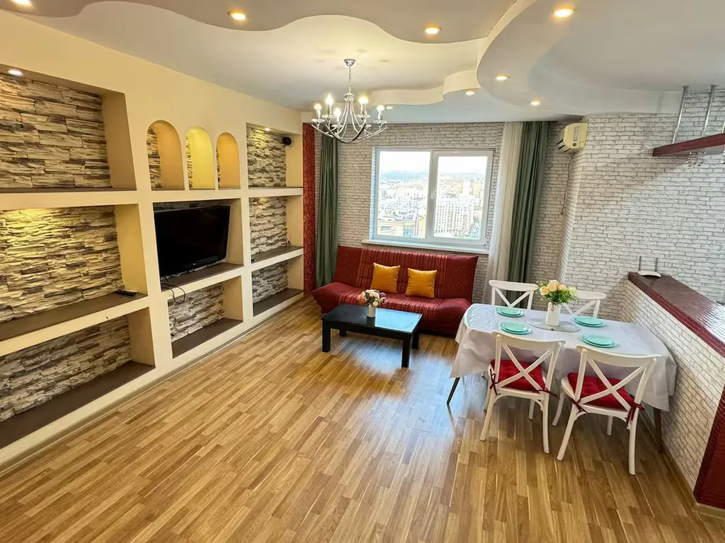 Уютная квартира с красивым видом на горы