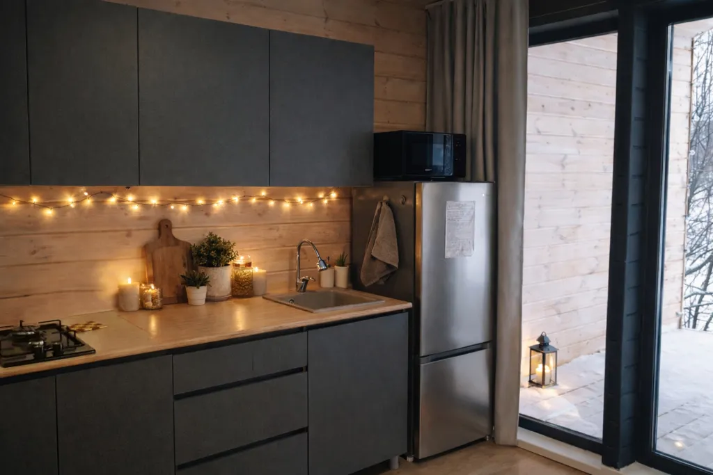 Барнхаус с чаном и баней у реки в Красном Ключе