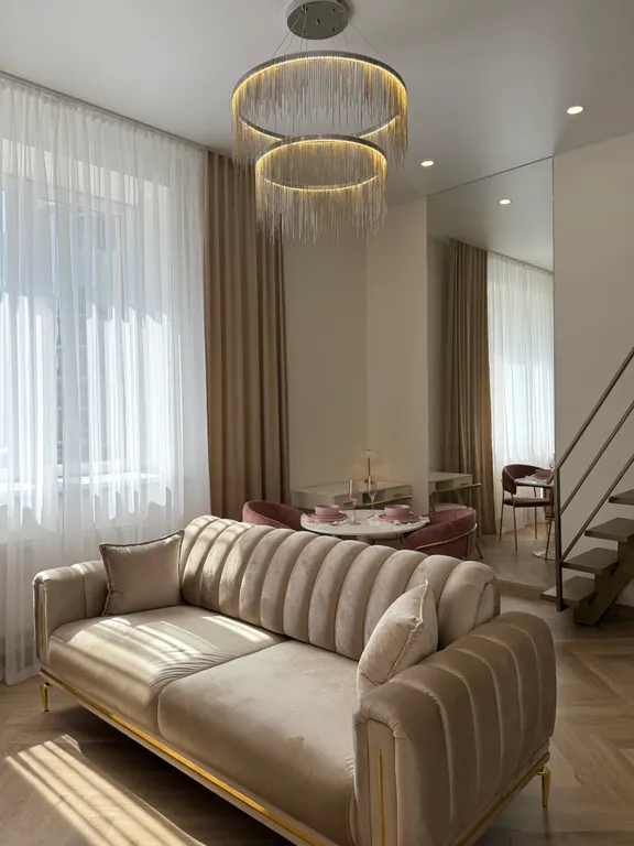 Квартира Квартира Двухуровневая студия KrasLoft в ЖК Преображенский на троих — Красноярск